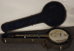 Very Early Deering “The Advantage” 5 Banjo w Case