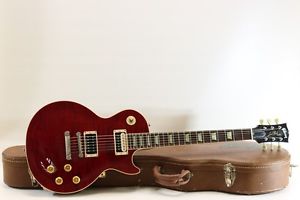 Rare! 1995 Gibson Les Paul Classic Plus Premium Custom Shop Red Quilt