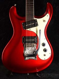 ADVENTURE Mosrite Mk-1 Type Candy Apple Red  Electric Guitar  F/S Tracking