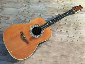 1966 Ovation Deluxe Balladeer Acoustic Guitar Free Shipping Vintage
