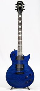 Epiphone Prophecy Les Paul Custom Plus EX Midnight Sapphire Japan Used #U079