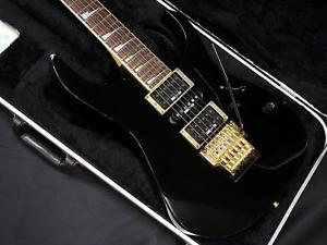 Ibanez RG770G Black RG Series 1990s Made in Japan w/Hard Case VG Condition