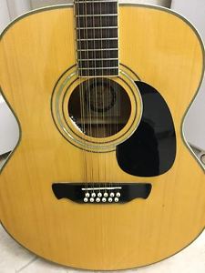 VINTAGE ALVAREZ AJ/60-12N 12 STRING ACOUSTIC w/SEYMOUR DUNCAN "Dtar" WAVELENGTH
