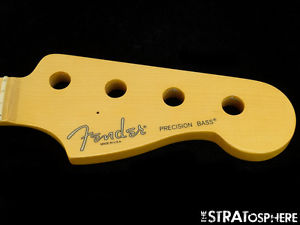 * Fender American Select Precision P Bass NECK USA Bass Guitar Nitro Maple #218