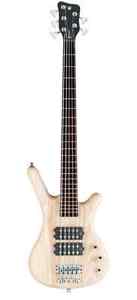 Warwick Rockbass Corvette $$ 5-String Electric Bass Guitar Natural Satin Finish