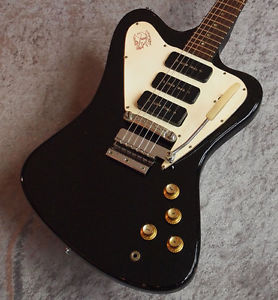 F/S Gibson Vintage FIREBIRD III Non-Reverse Ebony Black made 1965 Guitar