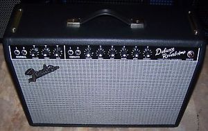 Fender 65 Deluxe Reverb Tube Guitar Amp signed and played by John Scofield