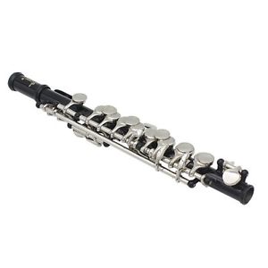 10X(LADE Piccolo Ottavino Half-size Flute Plated C Key Cupronickel with Cork)PA