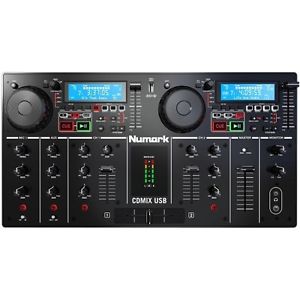 Numark CDMix USB | Dual CD/USB Media Player with Backlit LCD and Aux Input