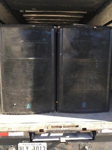 (1 Pair) Yorkville LS1208 Elite Series Passive 18" Subwoofer 2000 Watt 139dB