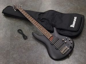Ibanez SR505 Transparent Black Flat Mahogany Body Used Electric Bass Guiter JP