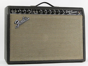 Vintage 1967 Fender Deluxe Reverb Blackface 1x12 Jensen