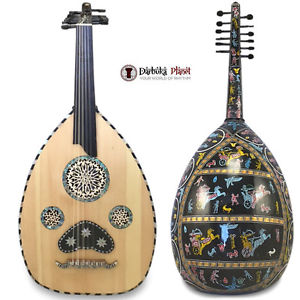 El-Masry "Black Sphinx" Professional Egyptian Oud Lute- + professional Case