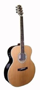 Boulder Creek Guitars ESJ4-N Acoustic-Electric Guitar, Natural Finish