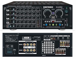 2016 SINGTRONIC KA-1000KII PROFESSIONAL DIGITAL 1500W MIXING AMPLFIER KARAOKE