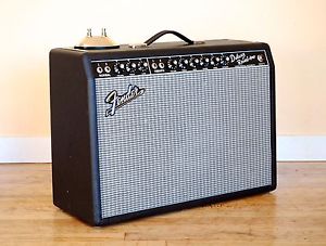 Fender '65 Deluxe Reverb Reissue Blackface Tube Amp Mercury Transformers w/ftsw
