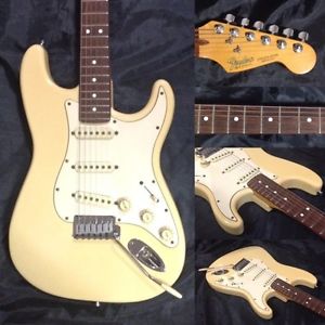 Fender American Standard Stratocaster Olympic White 1989 Free Shipping