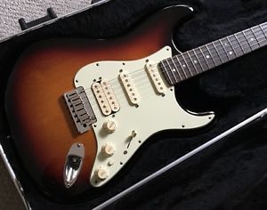 Fender American Deluxe Stratocaster HSS 2010 Sunburst/Rosewood w/ OHSC