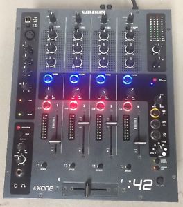 Allen & Heath Xone:42 Professional 4 Channel DJ Mixer With USB **EXCELLENT**