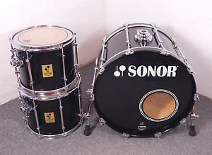 Sonor Force 3000 Shell Set 22",13",14" Piano Black  **Made in Germany**