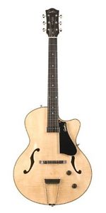 Godin 5th Avenue Jazz Guitar, Natural Flame High Gloss