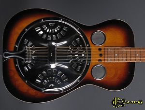 1985 Dobro Model D66S Square neck Resonator Guitar -Sunburst-