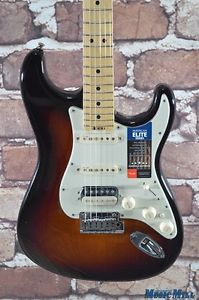New B-Stock Fender American Elite Stratocaster HSS Shawbucker 3 Color Sunburst