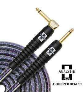 Analysis Plus  Pro Oval Studio Instrument Cable Straight to 90 deg Plugs 20ft