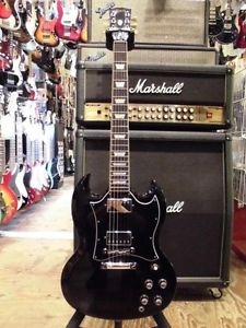 Gibson SG Standard Ebony Mahogany Body ISG Used Electric Guitar From Japan F/S