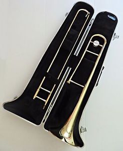 AMAZING PLAYING Yamaha YSL 354 Trombone #329785A Yamaha Mouthpiece Japan