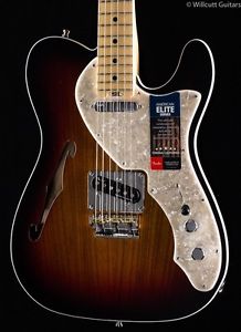 Fender American Elite Thinline Telecaster 3-Tone Sunburst (162)