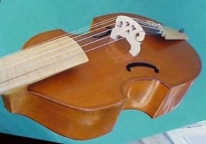 Treble VIOLA Da GAMBA - Charlie Ogle Workshop includes bow and padded gig bag
