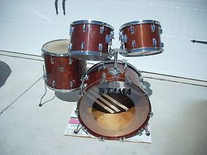 1982 Tama Superstar Mahogany drum set 24,13,14,18