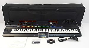 Roland Jupiter 80 76-Key Synthesizer w/ Gig Bag Version 2 Synth