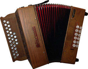 Sherwood Stowe II D/G Meloedon, Cagoni Reeds, 2 1/2 Row, 2 voice. At Hobgoblin