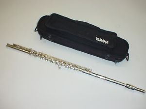 Yamaha YFL481II Open Hole Inline G Silver Flute w/ Case YFL-481 II