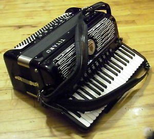 Titano Continental Musette 120 #2 Accordion Electric Organette Tube Chamber Ex++