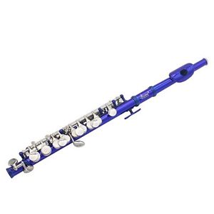 10X(LADE Piccolo Half-size Flute Plated C Key Cupronickel with Cork Grease Cl)PA