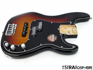 LOADED 2016 Fender American Standard P J BASS BODY Guitar Parts 3 Color Sunburst