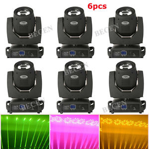 6pcs 230W OSRAM 7R Sharpy beam moving head Light 16/20CH for party wedding light