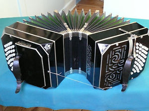 Alfred Arnold (AA) Bandoneon, Diatonic, 144 Einheitsbandoneon, Stamped 1941