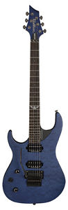 Washburn Parallaxe PXM10FRQTBLMLH Left handed Quilt Blue Burst Electric Guitar
