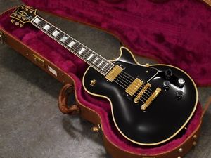 Gibson Les Paul Custom Ebony 1997 Classic Black Used Electric Guitar Deal Japan