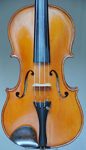 A good French certified Mirecourt violin in original case