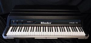 1984 RHODES Mark V Stage 73 Electronic KEYBOARD PIANO! Sounds Amazing!! (Video)