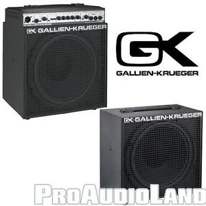 Gallien Krueger MB150S-112 150W 1x12 Combo Bass Amp w/112MBX Extension Cab NEW!