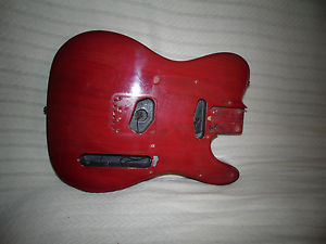 Fender Telecaster Body Vintage 1978 Wine Red Transparent
