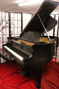 Steinway M Piano Semi-Gloss Ebony 5'7" 1936 Refin./Restored  (SEE SONNY'S VIDEO)