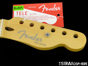 2015 American Fender DELUXE Telecaster Tele NECK USA Compound Radius  Maple
