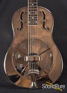 National 1996 Style "N" German Silver Resophonic Guitar - Used